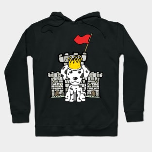 Funny dalmatian is the king of the castle Hoodie